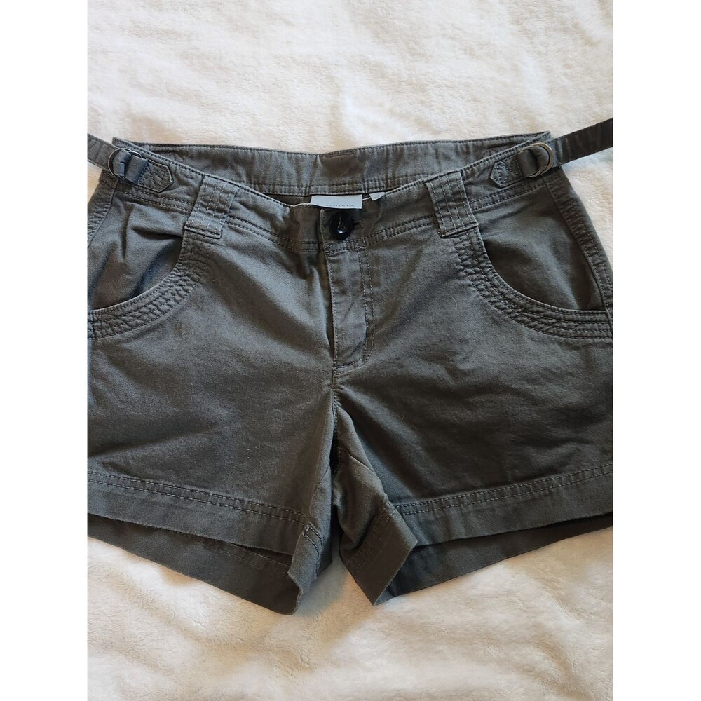 Athleta Olive Green Utility Belted Shorts